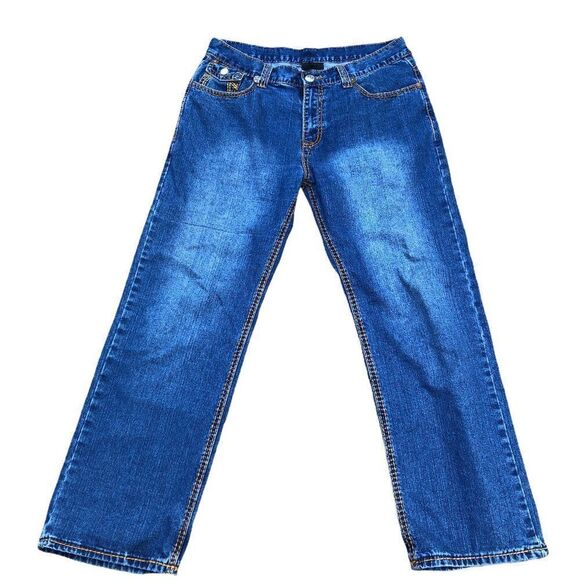 True Religion Jeans Size 36 JOHNNY SUPER T Blue - Picture 4 of 7